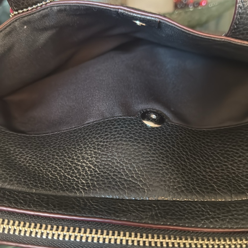 Coach Pebbled Leather Laptop Bag Briefcase 💼 - Picture 7 of 13
